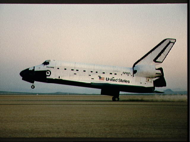 Image result for sts-51-I landing