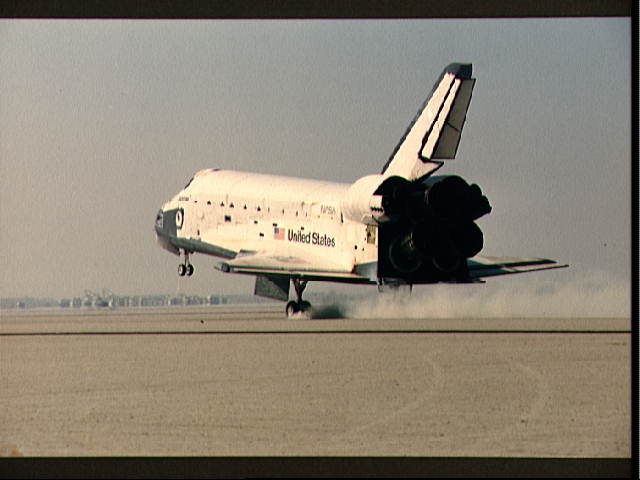 Image result for sts-61-a landing