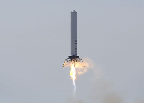 SpaceX Grasshopper Launch. Photo Credit: SpaceX SpaceX Grasshopper Launch. Photo Credit: SpaceX