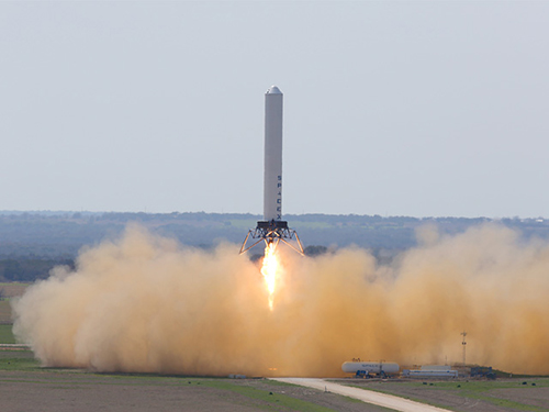SpaceX Grasshopper Launch. Photo Credit: SpaceX SpaceX Grasshopper Launch. Photo Credit: SpaceX