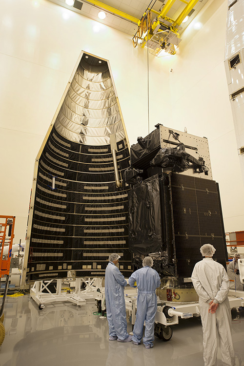 DOD - Atlas V SBIRS GEO-2 Encapsulation. Credit: United Launch Alliance