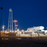 Orbital Sciences Corp. completed roll-out of the first fully-integrated Antares rocket to the Mid-Atlantic Regional Spaceport Pad-0A at NASA's Wallops Flight Facility on Saturday, April 6. Orbital has confirmed an April 17 target launch date for the rocket test flight with a planned liftoff of 5 p.m. EDT. Orbital is testing the Antares rocket under NASA's Commercial Orbital Transportation Services (COTS) program. NASA initiatives like COTS are helping develop a robust U.S. commercial space transportation industry with the goal of achieving safe, reliable and cost-effective transportation to and from the space station and low-Earth orbit. For more information on the launch, Wallops, and NASA initiatives like COTS, see www.nasa.gov/centers/wallops/missions/antares.html Credit: NASA/Wallops/Brea Reeves
