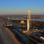 Wallops Launch Pad 0A and Antares A-One Great photo from our friends at Highcamera Aerial Photographic Service
