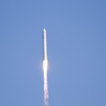 The Orbital Sciences Corporation Antares rocket is seen as it launches from Pad-0A of the Mid-Atlantic Regional Spaceport (MARS) at the NASA Wallops Flight Facility in Virginia, Sunday, April 21, 2013. The test launch marked the first flight of Antares and the first rocket launch from Pad-0A. The Antares rocket delivered the equivalent mass of a spacecraft, a so-called mass simulated payload, into Earth's orbit. Photo Credit: (NASA/Bill Ingalls)