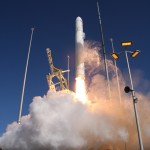 NASA commercial space partner Orbital Sciences Corporation launched its Antares rocket at 5 p.m. EDT, Sunday, April 21, from the new Mid-Atlantic Regional Spaceport Pad-0A at the agency's Wallops Flight Facility in Virginia. The completed flight paves the way for a demonstration mission by Orbital to resupply the space station later this year. Photo by NASA/Chris Perry
