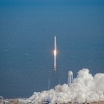 NASA commercial space partner Orbital Sciences Corporation launched its Antares rocket at 5 p.m. EDT, Sunday, April 21, from the new Mid-Atlantic Regional Spaceport Pad-0A at the agency's Wallops Flight Facility in Virginia. The completed flight paves the way for a demonstration mission by Orbital to resupply the space station later this year. (NASA/Terry Zaperach)