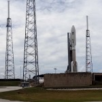 Rollout of Atlas V MUOS-2, Cape Canaveral AFS, FL. Credit: Val Phillips / Zero-G News