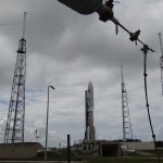 Rollout of Atlas V MUOS-2, Cape Canaveral AFS, FL. Credit: Val Phillips / Zero-G News