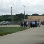 Rollout of Atlas V MUOS-2, Cape Canaveral AFS, FL. Credit: Val Phillips / Zero-G News