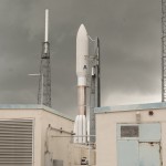 Rollout of Atlas V MUOS-2, Cape Canaveral AFS, FL. Credit: Val Phillips / Zero-G News