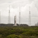 Rollout of Atlas V MUOS-2, Cape Canaveral AFS, FL. Credit: Val Phillips / Zero-G News