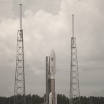 Rollout of Atlas V MUOS-2, Cape Canaveral AFS, FL. Credit: Val Phillips / Zero-G News