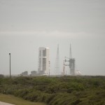 Rollout of Atlas V MUOS-2, Cape Canaveral AFS, FL. Credit: Val Phillips / Zero-G News