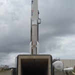 Rollout of Atlas V MUOS-2, Cape Canaveral AFS, FL. Credit: Val Phillips / Zero-G News