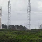 Rollout of Atlas V MUOS-2, Cape Canaveral AFS, FL. Credit: Val Phillips / Zero-G News