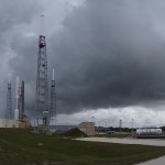Rollout of Atlas V MUOS-2, Cape Canaveral AFS, FL. Credit: Val Phillips / Zero-G News