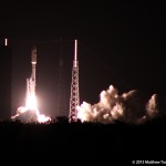 An Atlas V rocket thunders into the night-time sky carrying the AEHF-3 satellite for the U.S. Air Force. Photo Credit: Matthew Travis / Zero-G News