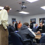 NASA showed off their newest communication satellite, TDRS-L, to the media yesterday at Astrotech's spacecraft processing facility.TDRS-L is scheduled for launch on January 23 onboard a United Launch Alliance Atlas V rocket. Photo Credit: Matthew Travis / Zero-G News