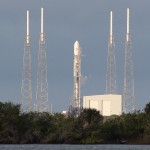 Falcon 9 blasts off with THAICOM 6 from SLC-40 at Cape Canaveral. Photo Credit: Matthew Travis / Zero-G News