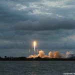 Falcon 9 blasts off with THAICOM 6 from SLC-40 at Cape Canaveral. Photo Credit: Matthew Travis / Zero-G News