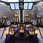 A look through the open hatch of the Dragon V2 reveals the layout and interior of the seven-crew capacity spacecraft. SpaceX unveiled the new spacecraft during a ceremony at its headquarters in Hawthorne, Calif. The Dragon V2 is designed to carry people into Earth's orbit and was developed in partnership with NASA's Commercial Crew Program under the Commercial Crew Integrated Capability agreement. SpaceX is one of NASA's commercial partners working to develop a new generation of U.S. spacecraft and rockets capable of transporting humans to and from Earth's orbit from American soil. Ultimately, NASA intends to use such commercial systems to fly U.S. astronauts to and from the International Space Station. Photo credit: NASA/Dimitri Gerondidakis